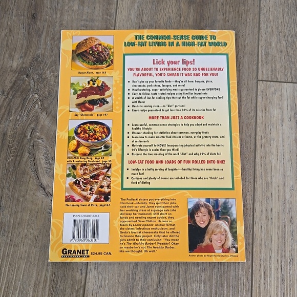 Retro Y2K Looneyspoons Cookbook - Fun Low-Fat Recipes - Picture 3 of 4